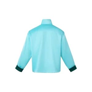 Alternative view of Chinese New Year Style Button Stripe Denim Jacket