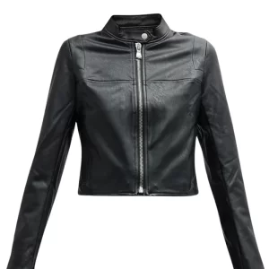 Women’s Like Leather Moto Jacket