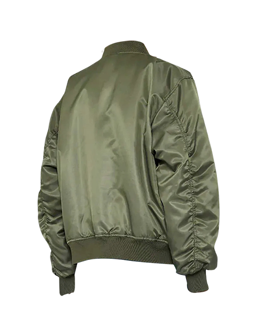 Women’s Leon Army Bomber Jacket - Image 3