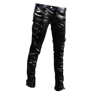 Alternative view of Rock Star Leather Pant