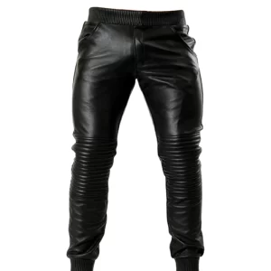 Alternative view of Leather Jogger Pants
