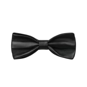 Men Classic PU Pattern Leather Bow