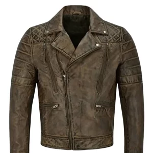 Men’s Biker Napa Lambskin Leather Jacket