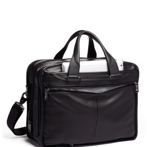Alternative view of American Expandable Organizer Leather Laptop Bag