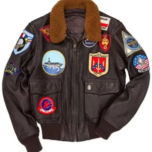Top Gun G-1 Antique Bison Leather Jacket
