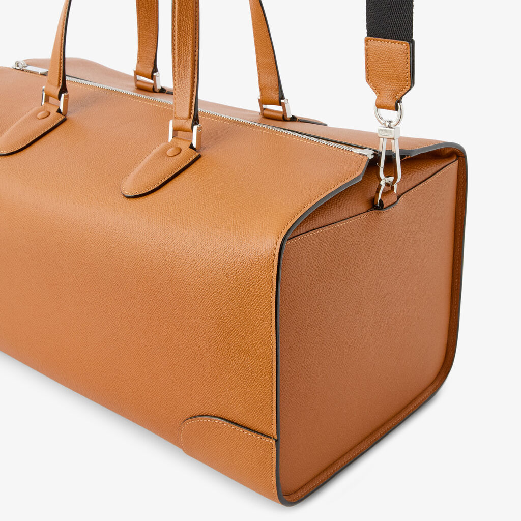 Babila Boston Travel Leather Bag - Image 4