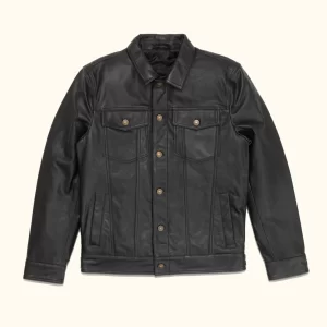 Black Driggs Leather Jacket