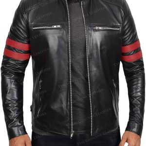 Alternative view of Mens Black Retro Vintage Jacket