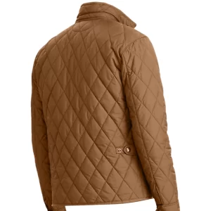 Alternative view of Brown Quilted Jacket For Men