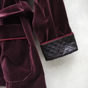 Alternative view of Burgundy Smoking Jacket