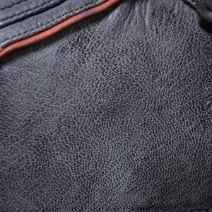 Alternative view of Retro Vintage Distressed Leather Cafe Racer Jacket