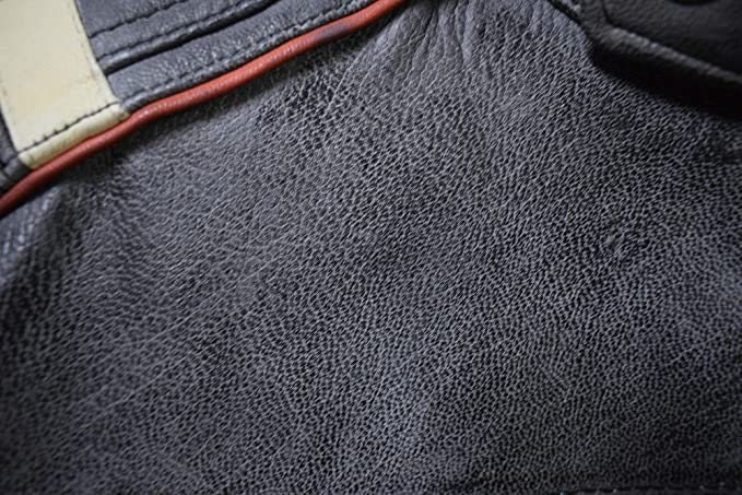 Retro Vintage Distressed Leather Cafe Racer Jacket - Image 2