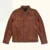 Cognac Brown Driggs Leather Jacket