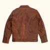 Cognac Brown Driggs Leather Jacket