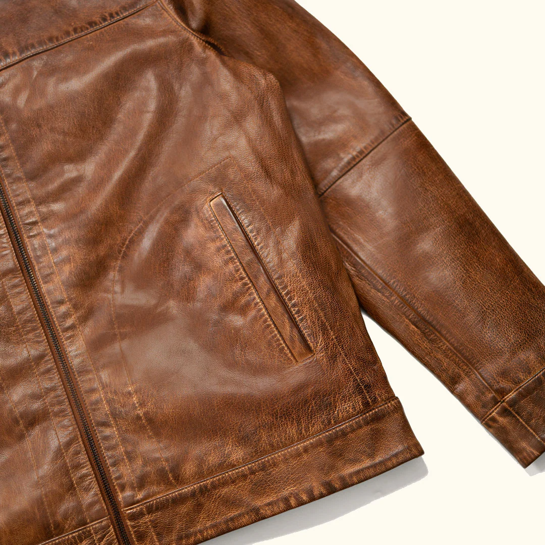 Copperwood Brown New Sedona Light Weight Leather Jacket - Image 3