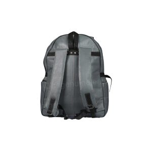 Alternative view of Grey Genuine Leather Backpack