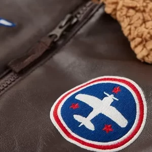 Alternative view of Boys' Embroidered Shearling Jacket