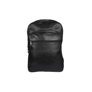 Black Genuine Leather Backpack