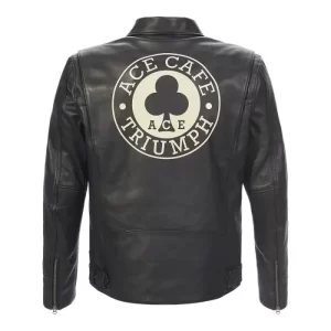 Alternative view of Ace Cafe Triumph Motorcycle Leather Jacket