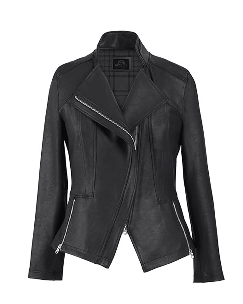 Jennifer Ladies Black Cropped Jacket