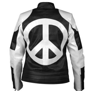Alternative view of Ladies Red Heart Leather Jacket