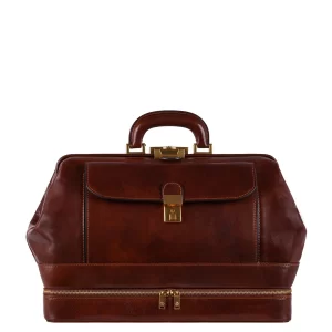Italian Large Brown Leather Bag