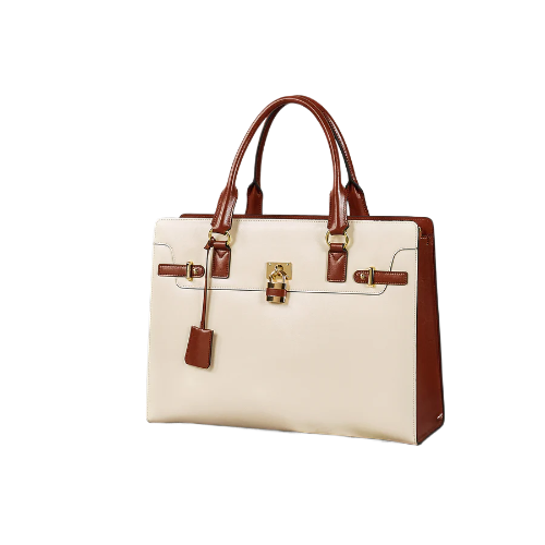 Machk Bostanten Vintage Style Leather Briefcase - Image 4