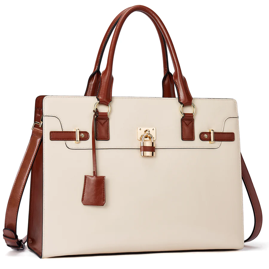 Machk Bostanten Vintage Style Leather Briefcase - Image 2