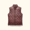 Mahogany Brown New Teton Leather Light Down Vest