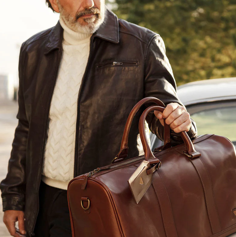 Mahogany New Glenwood Leather Driving Jacket