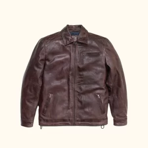Mahogany New Glenwood Leather Driving Jacket