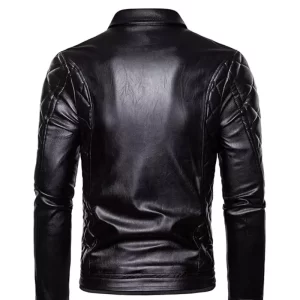 Alternative view of Men's Black Retro Aviator Jacket