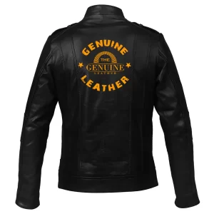 Alternative view of Men's Moto Genuine Leather Jacket