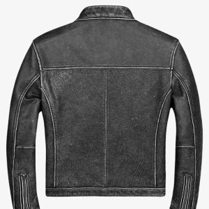 Alternative view of Mens Classic Casual Vintage Biker Jacket