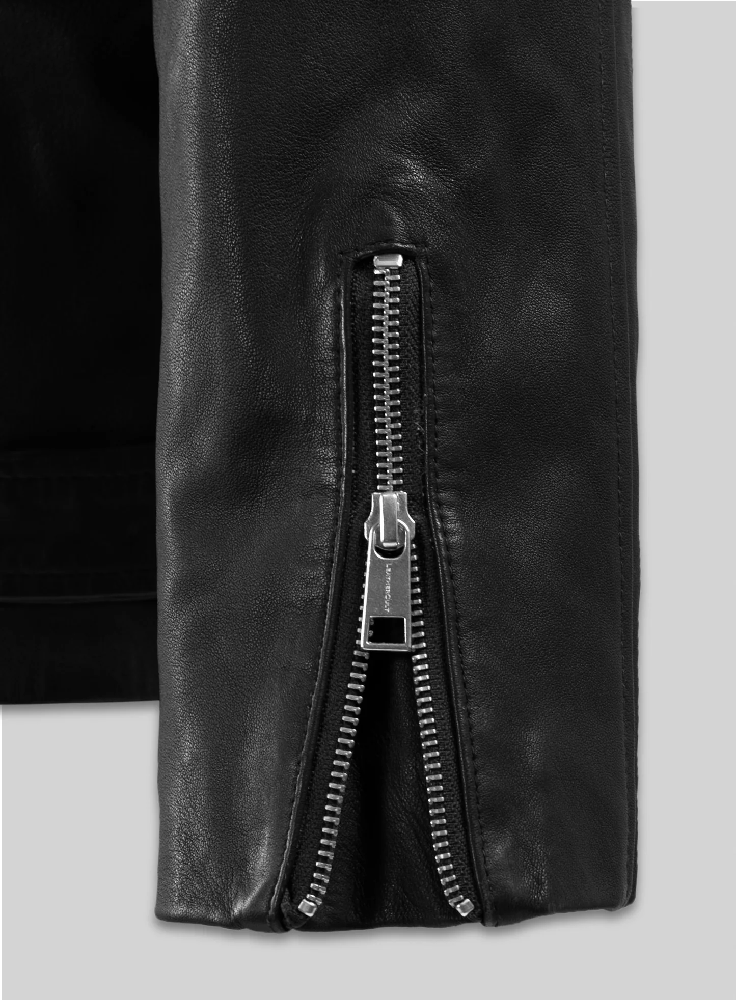 Mens Dauntless Black Biker Leather Jacket - Image 4