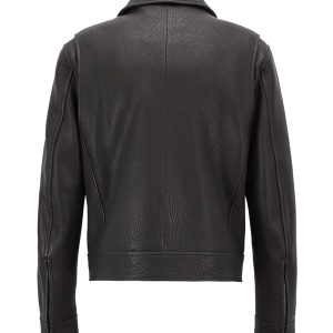 Alternative view of Mens Genuine Leather Biker Jacket