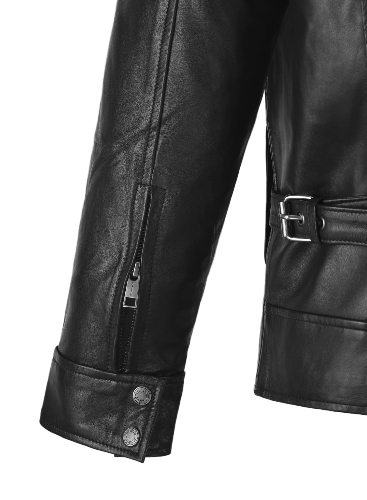 Mens Resident Evil Black Leather Jacket - Image 3