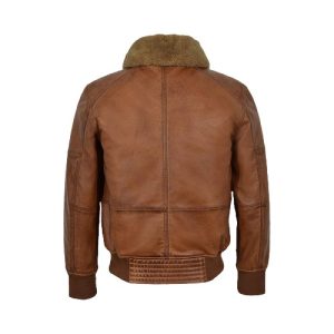 Alternative view of Men’s AIR Force Fur Bomber Jacket