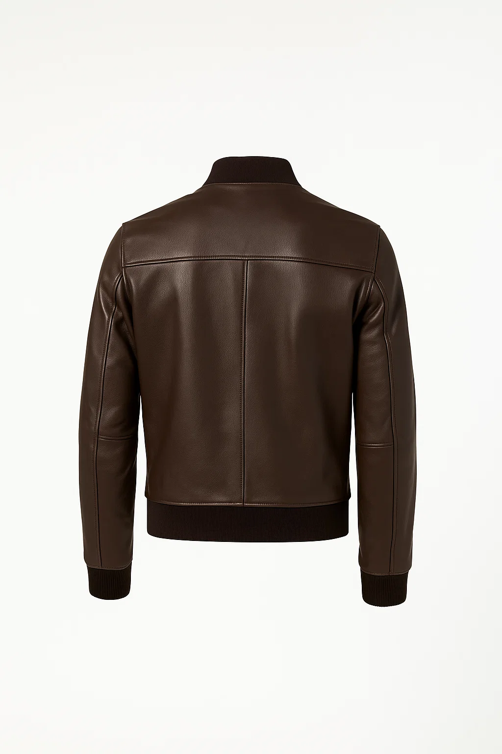 Men's Antony Real Leather Bomber Jacket - Image 2