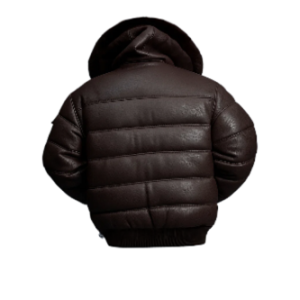 Alternative view of Men’s Aspen Leather Bubble Bomber Jacket