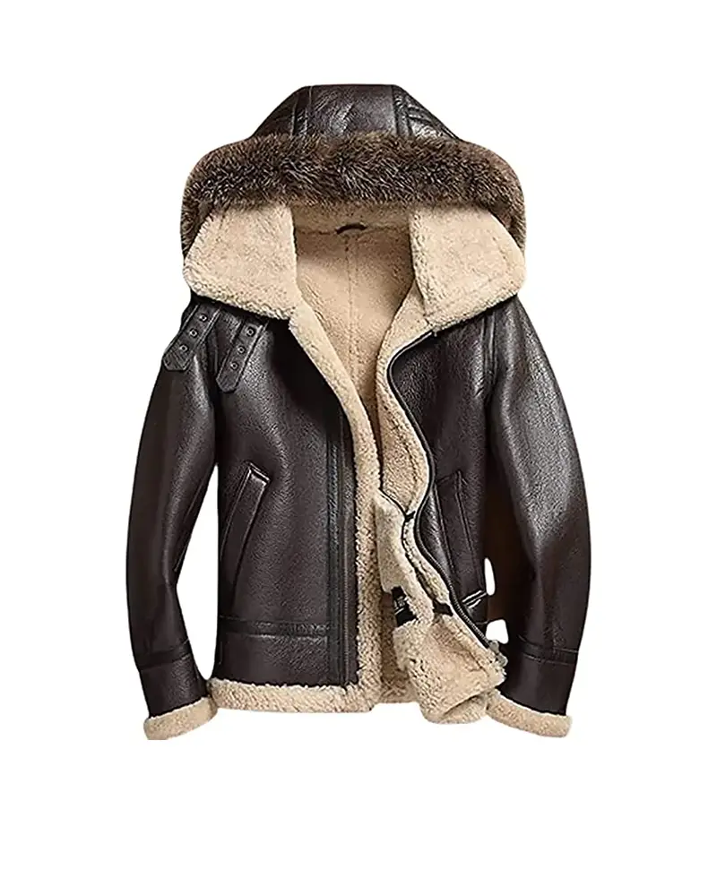 Men's B3 Aviator Sheepskin Leather Jacket