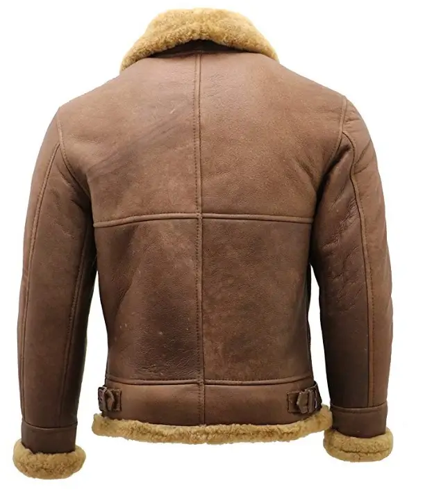 Mens B3 Shearling Flying Aviator Jacket - Image 2