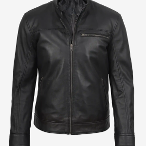 Alternative view of Men's Bickford Black Leather Jacket