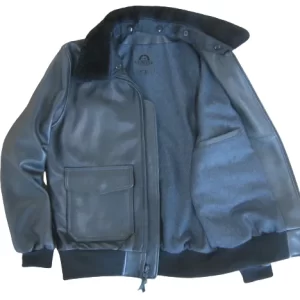 Alternative view of Men's Black Naked Leather Jacket