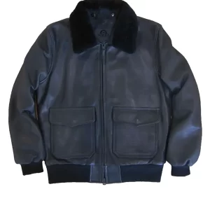 Men's Black Naked Leather Jacket
