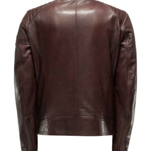 Alternative view of Mens Brown Cafe Racer Jacket