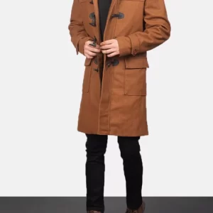Alternative view of Mens Duffle Hooded Coat