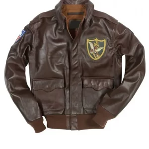 Mens Flying Tigers A-2 Brown Jacket