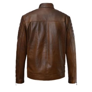 Alternative view of Men's Frank Grillo Boss Level Black Leather Jacket
