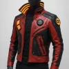 Men's Handmade Cyberpunk Leather Jacket